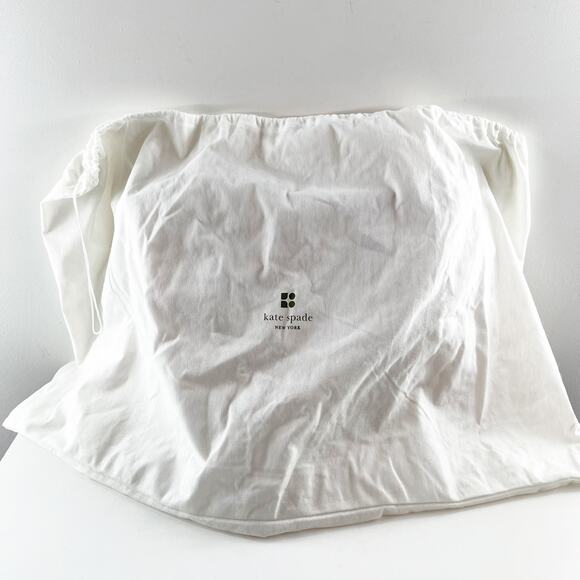 Kate Spade Geo Print Large Tote Bag Purse Red White - Picture 9 of 11